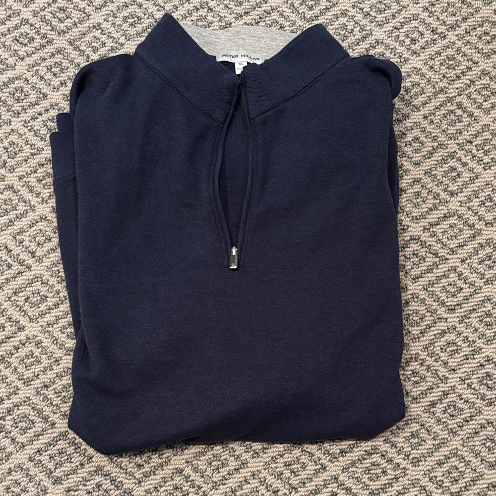 Peter Millar Midnight Blue Half-Zip Pullover